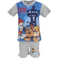 PAW PATROL Pyjama Shortama – Kinderpyjama & Sommer Schlafanzug aus 100% Baumwolle