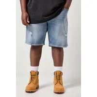 STHUGE Sweathose Jeans-Bermuda Bauchfit 5-Pocket Baggy Fit