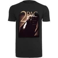 Merchcode T-Shirt Merchcode Herren Tupac Me Against The World Cover Tee (1-tlg)