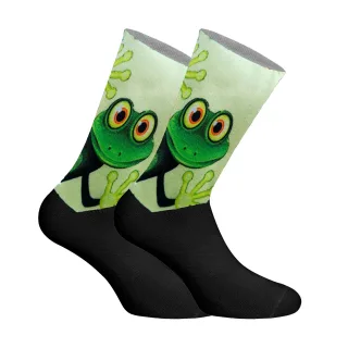 Elastische bedruckte lange Socken für Unisex
