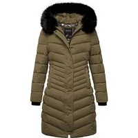 REPUBLIX Winterjacke ZOE Damen Gefütterte Dicke Glanz Winter Jacke Mantel Parka mit Kapuze