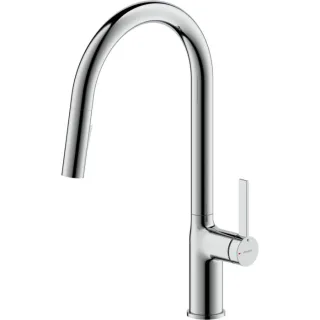 Bravat Torino Küchenarmatur 3521322 mit Auszugsbrause, chrom