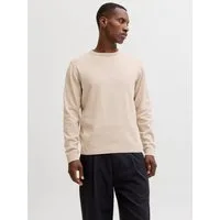 Jack & Jones Rundhalspullover JJEBASIC KNIT CREW NECK NOOS Baumwolle, regular fit