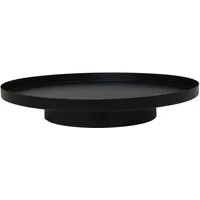 Grafelstein Tablett Dekotablett SCANDI schwarz aus Metall D35cm Dekoplateau schlicht Table