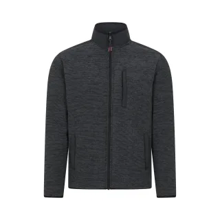Mountain Warehouse - "Hayfield" Fleece-Oberteil für Herren, Durchgehender Reißverschluss, Kunstfell gefüttert (Holzkohle)
