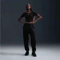 Nike Sportswear Sporthose W NSW PHNX FLC HR OS PANT 2 lockere Passform, mit elastischem Bund, aus Baumwolle und Polyester