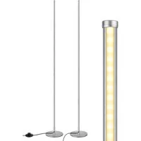 EDISHINE LED Stehlampe Wohnzimmer dimmbar, LED fest integriert, warmweiß, Minimalistische Stehleuchte