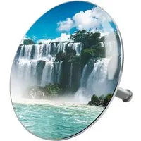 Sanilo Badewannenstöpsel Wasserfall, Ø 7.2 cm, hochwertig, universell, mit Motiv, 100% wasserdicht