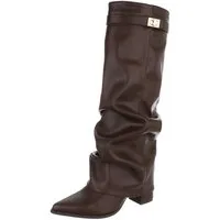 Ital-Design Elegante Stiefel mit hochwertigem Material und bequemem Design High-Heel-Stiefel
