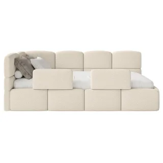 Selsey Jugendbett, Ecru, Kunststoff, 1-Sitzer, 90x200 cm, Kinder- & Jugendzimmer, Jugendmöbel, Jugendbetten