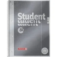 BRUNNEN Collegeblock Student Premium, A4, gelocht, mit Mikroperforation und Ausreißhilfe