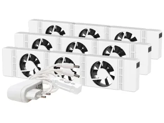 SPEEDCOMFORT Heizkörperventilator Trio-Set, ab 120 cm, weiß