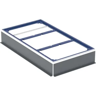 Geberit Duofix Installationsrahmen für Duschfläche 150-180 cm, für zehn Füße: 150x80cm,, 551508001 551508001
