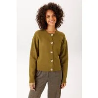 Aniston CASUAL Strickjacke aus effektvollem Melange-Garn