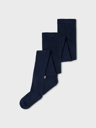 NAME IT - NKNPANTYHOSE RIB 2P NOOS dark sapphire - Gr. - 74/80