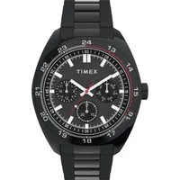 Timex Multifunktionsuhr WESTON TW2Y228006I, Quarzuhr, Armbanduhr, Herrenuhr, Edelstahlarmband, 12/24-Std.-Anzeige