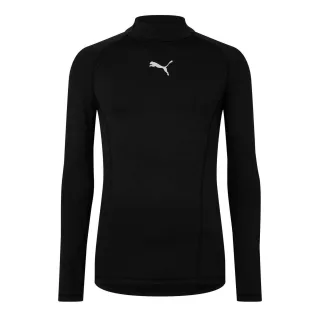 Puma - "Liga" T-Shirt für Herren, Thermisches Material, Anliegende Passform (Schwarz)