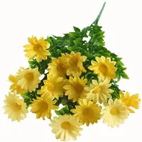 Kunstblume Kunstblumen wie Echt, Künstliche Blumen Balkonpflanzen Outdoor, Agger, Wetterfester Kunstblumenstrauß UV-beständig für Balkon & Deko