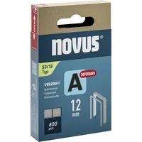 NOVUS Tackerklammer Novus Tools 042-0780 Feindrahtklammern Typ 53 800 St. Abmessungen (L x