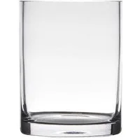 Hakbijl Glass Dekovase ZYLINDER, Farbe: transparent, Höhe: 15cm