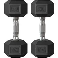 SONGMICS Hantel-Set Kurzhantel-Set, für Workout, Fitnesstraining, Gewichtheben für Zuhause, Fitnessstudio