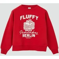 s.Oliver Sweatshirt Sweatshirt Oversize-Sweatshirt mit Frontprint