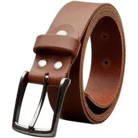 COLOGNEBELT Ledergürtel OM310-SL-Hellbraun MADE IN GERMANY, Hellbraun Kürzbar, 100 % Echtleder, Aus einem Stück, Unisex