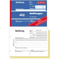 Herlitz Formularblock Herlitz Quittungsblock A6 402 2x40 Bl. selbstdurchschreibend FSC