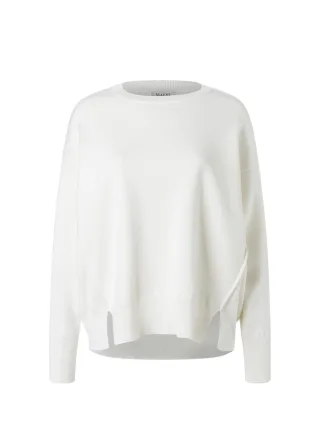 MAERZ Muenchen - Pullover Rundhals 1/1 Arm new white - Gr. - L