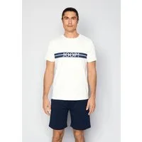 JOOP! Shorty Core (2 tlg) mit kurzem Arm, Rundhalsausschnitt und seitlichen Taschen