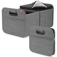 achilles Klappbox Auto Faltbox mit Kühleinsatz, Faltbare Kühlbox, Kofferraum-Organizer, 40 l
