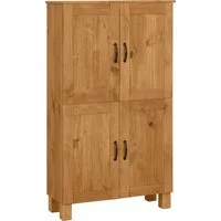 Home affaire Midischrank Rodby FSC®-zertifiziertes Massivholz, Breite 75cm, Höhe 130cm