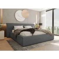 99rooms Polsterbett Tivio (Schlafzimmerbett, Polsterbett), 140–200x200 cm, Velours VOSS, mit Lattenrost & Bettkasten