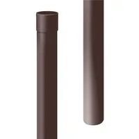 INEFA Regenfallrohr, DN75, PVC-U, Regenwasserrohr, Dachentwässerung, Dachrinnen-Zubehör