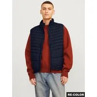 Jack & Jones Steppweste JJESTATE Praktische Weste mit Beutel, ideal für unterwegs unifarben, modisch, regular fit, Polyester
