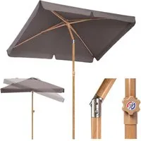 Sekey Rechteckschirm Sonnenschirm Rechteckig Balkon Balkonschirm Knickbar, LxB: 200x125,00 cm, UV50+ Sonnenschutz, für Terrasse