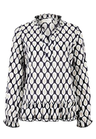 CARTOON - Casual-Bluse blau - Gr. - 36