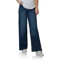 DENIMFY Relax-fit-Jeans Damen Jeanshose DFPaula Wide Leg Fit Denimhose mit Stetch