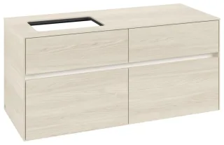 Villeroy & Boch Waschtischunterschrank Collaro C113B0 1200x548x500mm m. Bel. 4 Ausz. Waschtisch li W C113B0AA