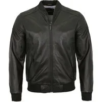bugatti Lederjacke BGT 060/M Bugatti - Herren Lederjacke Blouson Lammnappa schwarz
