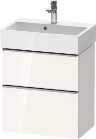Duravit D-Neo Waschtischunterbau wandhängend Weiß Hochglanz 584x372x625 mm - DE4329070220000 DE4329070220000