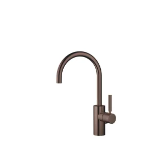 Dornbracht Waschtisch-Einhandbatterie mit Ablaufgarnitur META 33560661 Dark Bronze gebürstet,3356066 33560661-43
