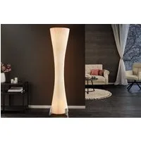riess-ambiente Stehlampe PARIS X 180cm weiß / silber, ohne Leuchtmittel, Stehleuchte · mit Lampenschirm · Modern Design · Wohnzimmer