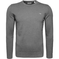 Gant Rundhalspullover Classic Cotton C-Neck Herren Hoodie, Sweatshirt, Pulli, Strickpullover, Hoody