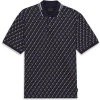 bugatti Poloshirt mit auffälligem Print