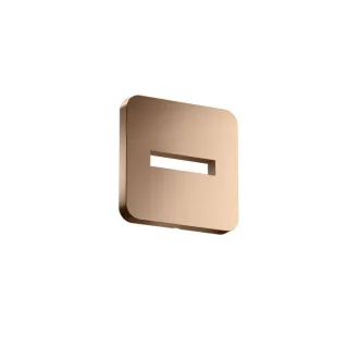 hansgrohe Rosette 35214300 130x130mm, softsquare, Wandmontage, polished red gold