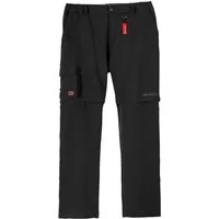 ADAMO Outdoorhose Adamo Übergrößen Outdoor-Zipp-off-Hose schwarz