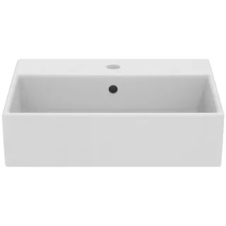 Ideal Standard i.life B Aufsatzwaschtisch T573701 50x42x14,5cm, mit Hahnloch/Überlauf, weiß