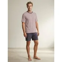 Henry Terre Shorty Pyjama Set Kurz - Gestreift