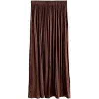 Next Maxirock Plissierter Maxirock aus Satin (1-tlg)